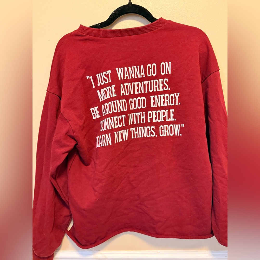 ODDY Maroon Crewneck‎